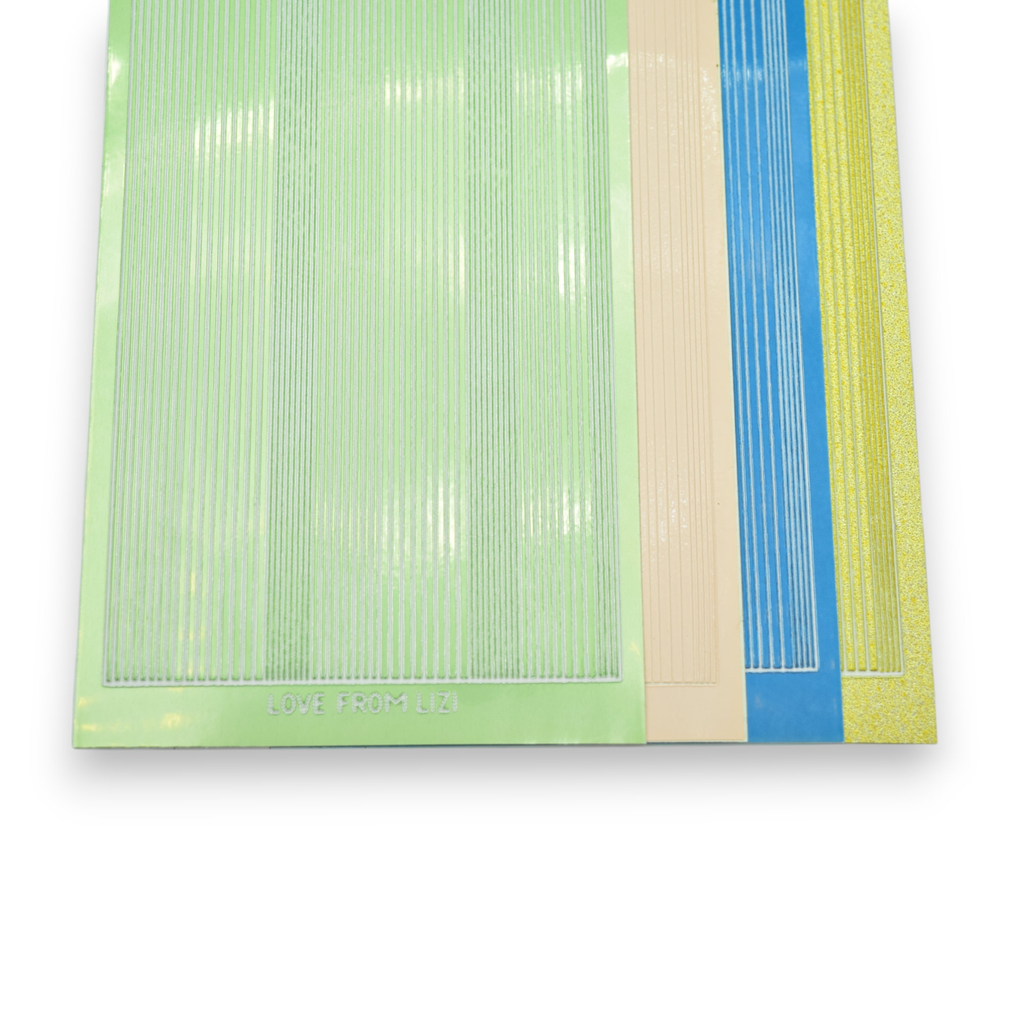Garden Grace - Pin Stripe Peel-Off 4 Pack